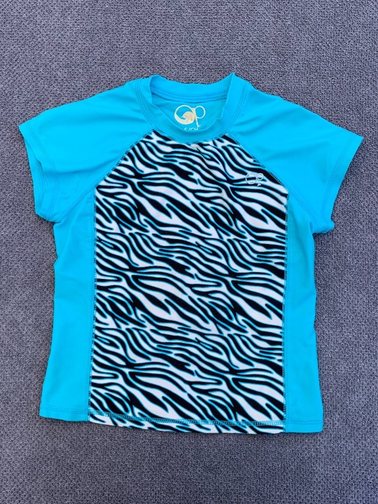 OP Other - Op Rashguard Sun Shirt Zebra Print size 6/6x